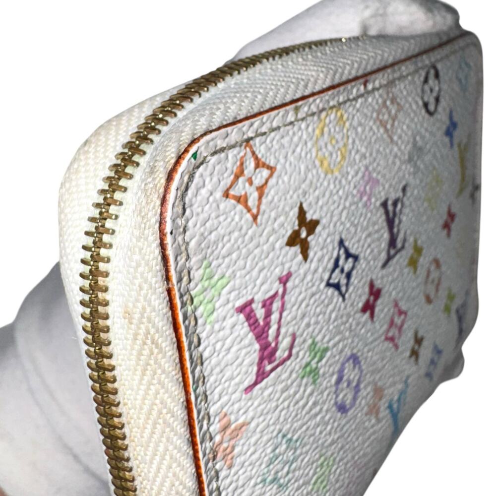 Louis Vuitton Murakami Multicolor Monogram Zippy Compact Wallet - Picture 10 of 11